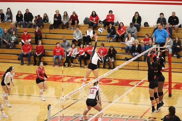 Volleyball swept Mt. San Jacinto 3-0 in the first round of the CCCAA Women's Volleyball Playoffs on Tuesday, Nov. 20.