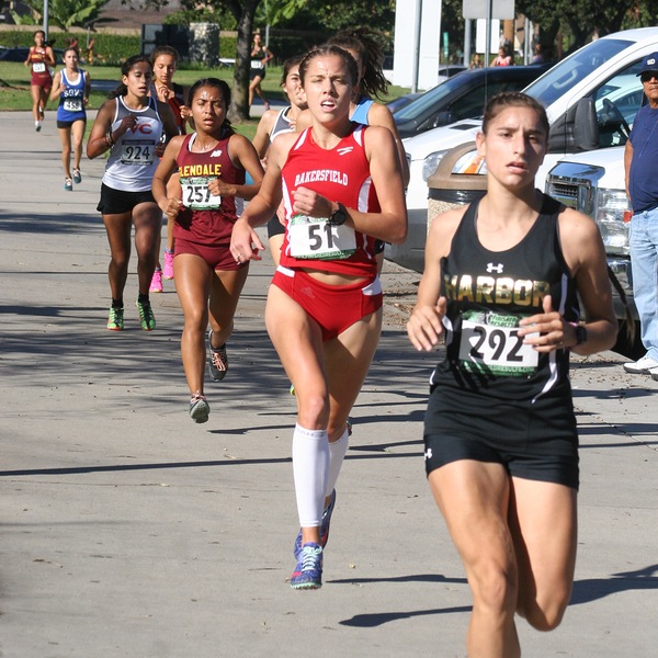 Gabbi Lugo finished in 10th place at the 2018 CCCAA State Cross Country Championships.