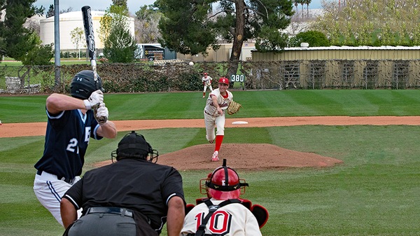 Austin Toerner was solid (and Luke Andrews took a no hitter into the sixth inning in game two) but BC couldn't support it's starters in Saturday's doubleheader losses to El Camino.-PHOTO BY MARK DUFFEL, EDITED BY FRANCIS MAYER.
