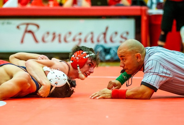 Wrestling dominates Victor Valley in Opening Dual