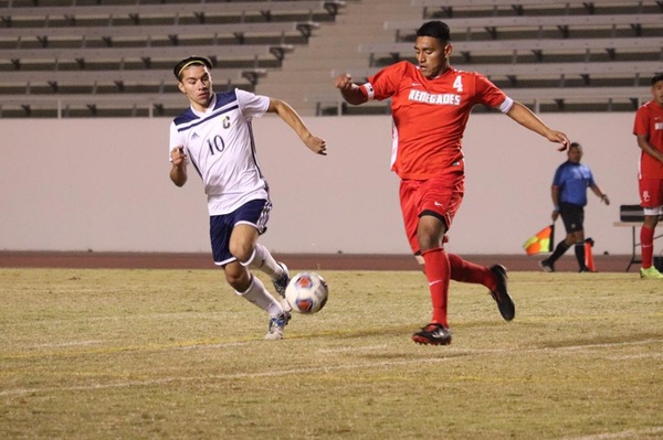Men's Soccer dropped a 1-0 decision to Canyons on Friday, Nov. 9th.